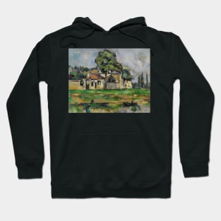 Banks of the Marne by Paul Cezanne Hoodie